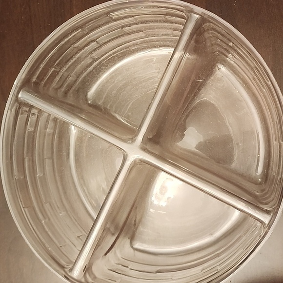 🌻 Longaberger 10 x 4” Woven 1995 Basket w/ Leather Handles and sectional insert - Picture 11 of 11